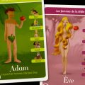 Les grands personnages de la Bible (Bayard-édition) par Herve Flores - 4-adam et eve - miniature